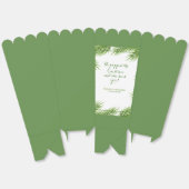 Tropische palmkeien strandbruiloft bedankdoosjes (Ongevouwen)