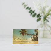 Tropische palmkever  professioneel strand visitekaartje (Staand voorkant)
