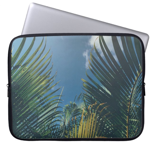 TROPISCHE PALMLIEZEN LAPTOP SLEEVE (Voorkant)