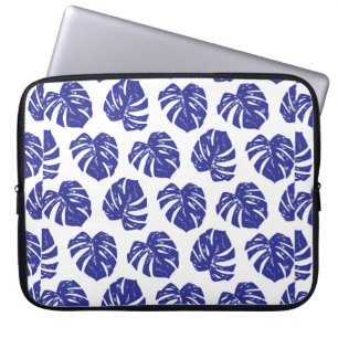 Tropische palmoverbladeren patroon laptop sleeve