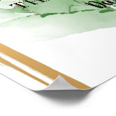 Tropische palmpluk een zitplaats aan weerszijden v poster (Hoek)