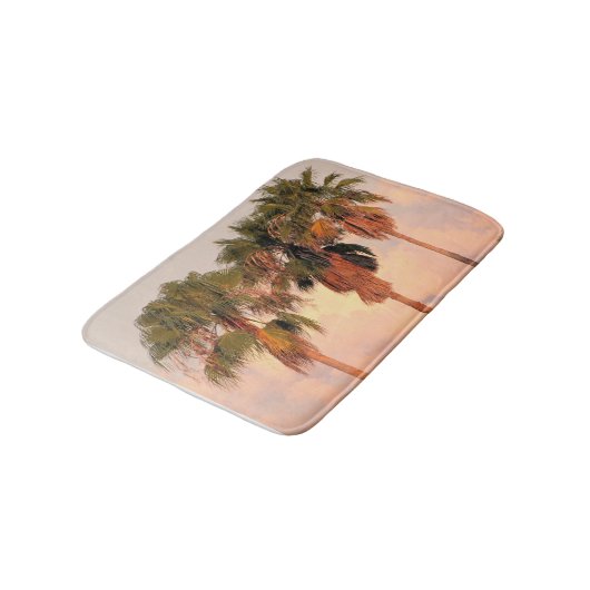 Tropische palms Sunset Bath Mat (Gekanteld)