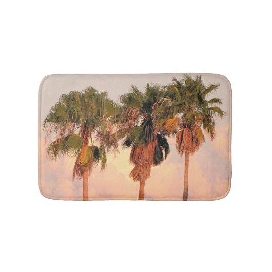 Tropische palms Sunset Bath Mat (Voorkant)