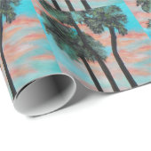 TROPISCHE PALMS SUNSET Wrapppapier Cadeaupapier (Rol Hoek)