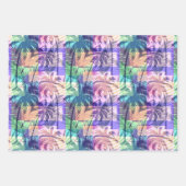 Tropische palmsteun Inpakpapier Vel (Voorkant 3)