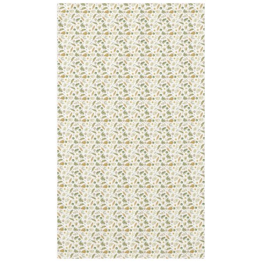 Tropische palmtakken verlaten Kerstmis Tafelkleed (Voorkant)