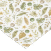 Tropische palmtakken verlaten Kerstmis Tafelkleed (Gekanteld)