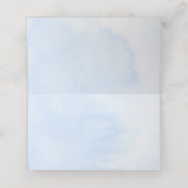 Tropische Pampas gras bruiloft plaats kaart Plaatskaartje (Binnenkant ongevouwen)