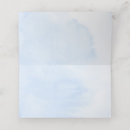 Tropische Pampas gras bruiloft plaats kaart Plaatskaartje (Binnenkant ongevouwen)