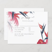 Tropische Pampas Grass Navy Berry Wedding
