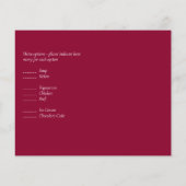 Tropische Pampas Grass Navy Berry Wedding (Achterkant)