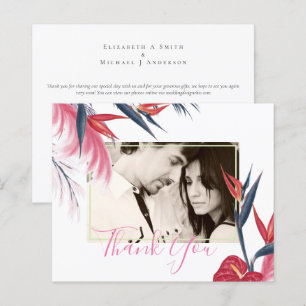 Tropische Pampas Grass Navy Berry Wedding