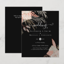 Tropische Pampas Grass Terracotta Wedding