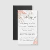 Tropische Pampas Grass Terracotta Wedding (Voorkant / Achterkant)