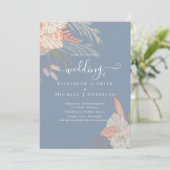 Tropische Pampas Grass Terracotta Wedding (Staand voorkant)