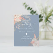 Tropische Pampas Grass Terracotta Wedding (Staand voorkant)