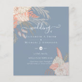 Tropische Pampas Grass Terracotta Wedding (Voorkant)