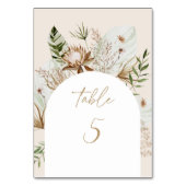 Tropische pampasgraszodentabel kaart (Voorkant)