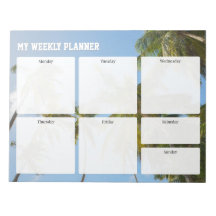 Tropische Pams - Weekplanner voor actieve mensen,