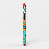Tropische Papaya Pop Art Case-Mate iPhone Case (Achterkant/rechts)