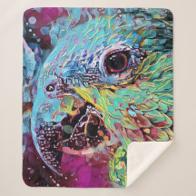 Tropische papegaai abstract ontwerp