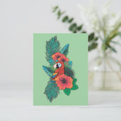 Tropische papegaai briefkaart (Staand voorkant)