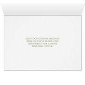 Tropische papegaai bruiloft Hartelijk dank (Binnen Horizontaal (Onder))