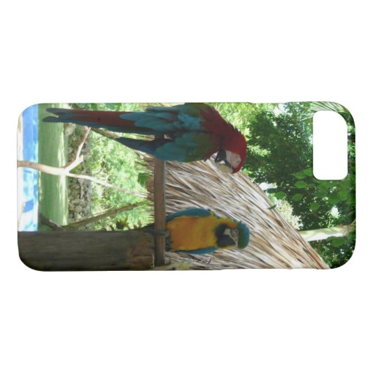 tropische papegaai Case-Mate iPhone case (Achterkant (Horizontaal))