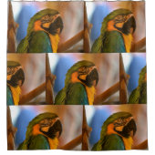 Tropische papegaai douchegordijn (Voorkant)