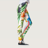 Tropische papegaai leggings (Rechts)