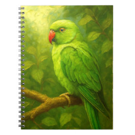Tropische Papegaai Notitieboek - Groene Vogel Jour
