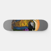 Tropische papegaai persoonlijk skateboard (Horizontaal)