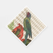  tropische papegaai servet (Hoek)