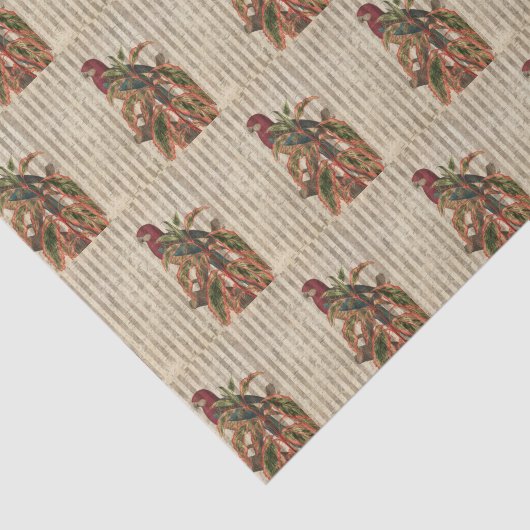  tropische papegaai tissuepapier (Detail)