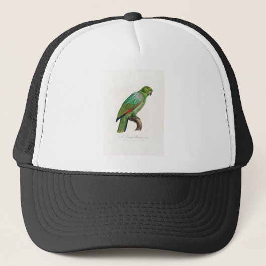 tropische papegaai trucker pet (Voorkant)