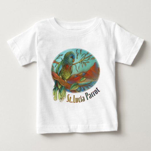 Tropische papegaai van Saint Lucia (Voorkant)