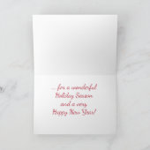 Tropische papegaai wintervakantie Kerst Kaart (Binnen)