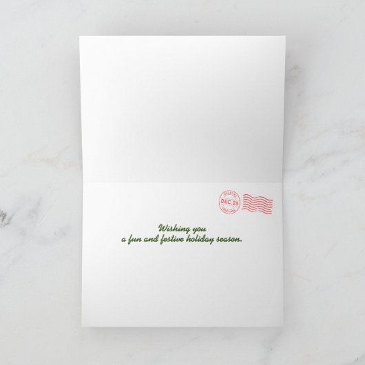 Tropische papegaaien Kerst Kaart (Binnen)