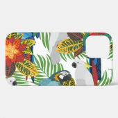 Tropische papegaaien,  naadloos patroon. Case-Mate iPhone case (Achterkant (horizontaal))