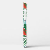 Tropische papegaaien: weelderige palm naadloos Case-Mate iPhone case (Achterkant / Links)