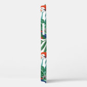 Tropische papegaaien: weelderige palm naadloos Case-Mate iPhone case (Achterkant / Rechts)