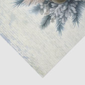 Tropische papegaaienseizoenen Groeten Kerstmis Tissuepapier (Detail)