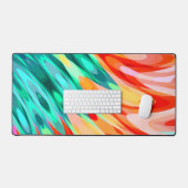 Tropische papegaaivleugel bureaumat (Keyboard & Muis)