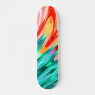 Tropische papegaaivleugel persoonlijk skateboard