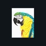 Tropische papegaaivogel canvas afdruk<br><div class="desc">Tropische parrott Bird. Artiest: Naomi McCavitt. Afbeelding-ID: 145976Z.</div>