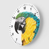 Tropische papegaaivogel grote klok (Hoek)