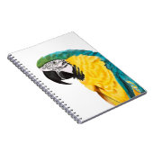 Tropische papegaaivogel notitieboek (Rechterzijde)