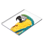 Tropische papegaaivogel notitieboek (Linkerzijde)