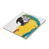 Tropische papegaaivogel tegeltje (Zijkant)