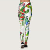Tropische papegaaivogels over de Leggings (Achterkant)